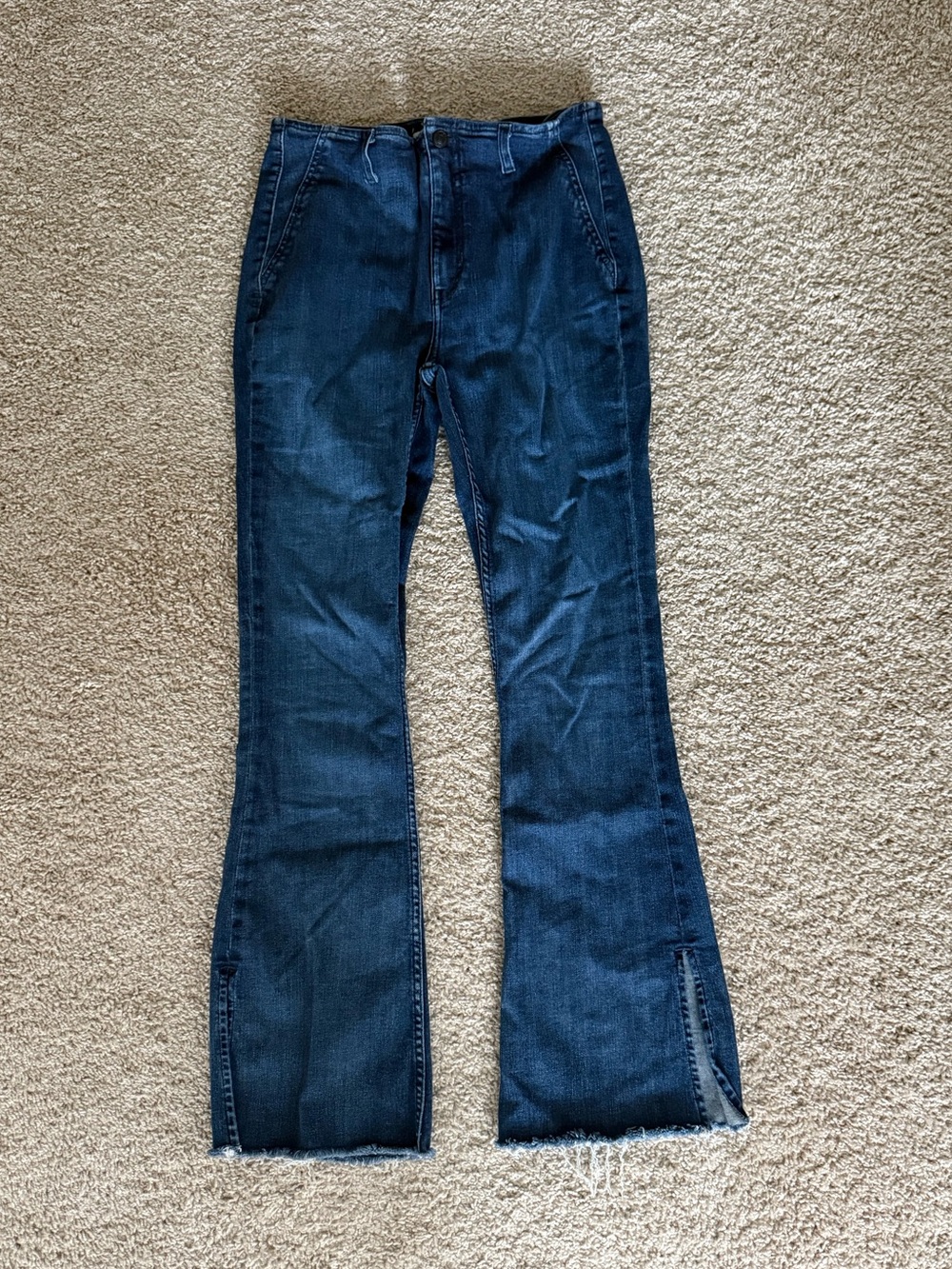 Free People Bootcut/Flare Medium/Dark Wash Jeans